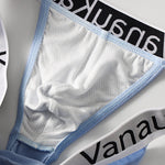 3 Pack Men's Low-Rise Anti-Chafing Sexy Stretch Fit Briefs