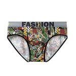3 Pack Men's Cartoon Modal Printed Briefs And Trunks