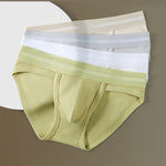 2 Pack Men's Waffle-Knit Cotton Separable Scrotum Support Briefs