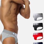 3 Pack Men's Sport Solid Low-Rise Jockstraps