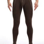 Men's Warm Pants Thin Fleece Casual Thermal Pants