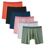 2 Pack Men's Anti-friction Sports Long Nylon Mesh Briefs