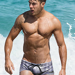 Men’s Fashionable Flash Swim Fitness Trunks