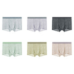 3 Pack Men's Lightweight & Airy Seamless Comfort Ice Silk Trunks