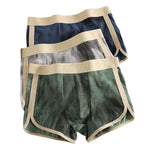 4 Pack Men's No-Roll Mid-Rise Movement-Friendly Soft Boxer Briefs