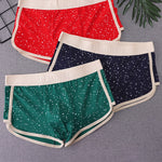 4-pack Men's Starry Sky Pure Cotton Personality Trendy Youth Boxer Briefs