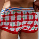 Men’s Relaxed Plaid U Pouch Trunks