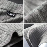 Men's Threaded Fabric U-Raised Low Rise Trunks