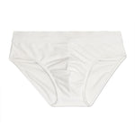 Men's Padded Solid Drawstring Swimsuit Bikini Briefs