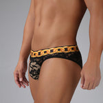 2 Pack Men's Sexy Lace Lightweight & Airy Sporty Cut Breathable Odor-Control Bikini