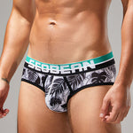 2 Pack Men's Stylish Prints Skin-Friendly & Stretch Fit Briefs