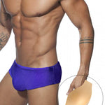 Men's Anti-Odor Sporty Cut Solid Color Swim Briefs