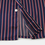 Men's Striped Satin Cool Pajamas Set