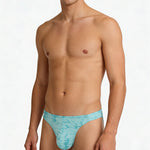 4-pack Men's Supportive Fit Lightweight & Airy Breathable Thong & Strings