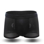 4 Pack Men’s Breathable Mesh Trunks with Antibacterial Fabric