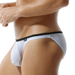 Men's Low-rise Mesh U-shaped Convex Pocket Sports Briefs