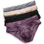 3 Pack Men's Fly Opening Supportive Pouch Stretch Premium Briefs