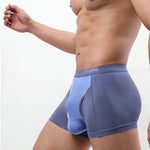 2 Pack Men's Mesh Antibacterial Support Lift & Separate Pouch Trunks