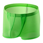 Men's Big Pouch U-convex Breathable Mesh Trunks