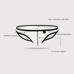 3-pack Men's Nylon Low-rise U-shaped Briefs
