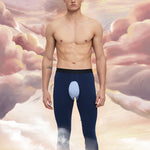 Men's Pure Cotton Open Crotch Breathable Warm Pants