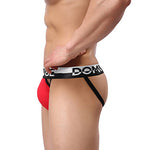 3 Pack Men's Skin-Friendly Lightweight & Airy Large Pouch Chafe-Free Jockstrap