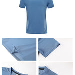 Men’s Breathable Crew Neck Mesh T-shirt
