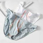 3 Pack Men's U-Pouch Ice Silk Briefs