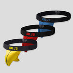 3 Pack Men's Cotton Thongs with Support Pouch