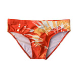 Men's Bold Prints Antibacterial Low-Rise Swim Briefs