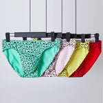 3 Pack Men's High Stretch Leopard Style Sexy Low-Rise Briefs