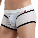 2 Pack Men's Odor-Control Breathable Mesh with U-Pouch Design Trunks