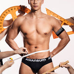 2 Pack Men's Ice Silk Mesh Breathable Simple & Sexy Design Comfort Briefs