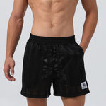 Men's Mesh-Lined Double-Layer Sports Fitness Breathable Sweat-Wicking Quick-Dry Shorts