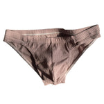 3 Pack Men's Solid Color Minimalist Style Breathable Cotton Briefs
