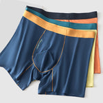 2 Pack Men's Seamless Fly Opening Breathable Chafe-Free Design Boxer Briefs