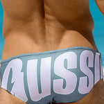 Men's Sexy Letter Printed Swim Briefs