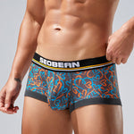 2 Pack Men's Odor-Control Breathable Printed Trunks