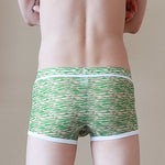 2-pack Men's Mesh Elephant Nose Transparent Boxer Briefs