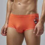 2 Pack Men's Cartoon Print Low-Rise Trunks – Seamless & Lightweight Fit