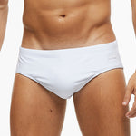 Men's Quick-Dry Printed UV Protection No-Slip Elastic Swim Briefs