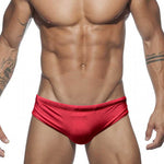 Men's Seamless Comfort Sexy Solid Color Full Coverage Swim Briefs