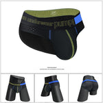2 Pack Men's Mesh Loose Fit Sport Low-Rise Briefs