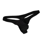 3 Pack Men's Large Enhancing Pouch & Solid Color Low-Rise Thongs