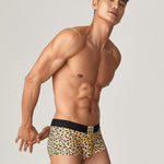 2 Pack Men's Bold Prints Comfy Waistband Stretch Fit Soft Trunks