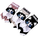 3 Pack Men's Comfortable Cotton Printed Mid-Rise Anti-Chafing Trunks