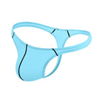 3 Pack Men's Low-Rise U-Pouch & Thin Edging Sporty Cut Thongs