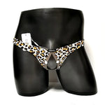 Men's Stretch Briefs with Convertible Front Opening & Open-Back Design
