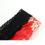 4 Pack Men's Lace Comfy Waistband U-Pouch Thongs