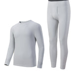 Men's Odor-Resistant Heat-Generating Fleece-Lined Base Layer Thermal Sets